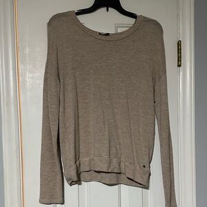 American Eagle Outfitters Taupe Long Sleeve Top